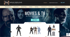 Desktop Screenshot of moviereplicasdirect.com